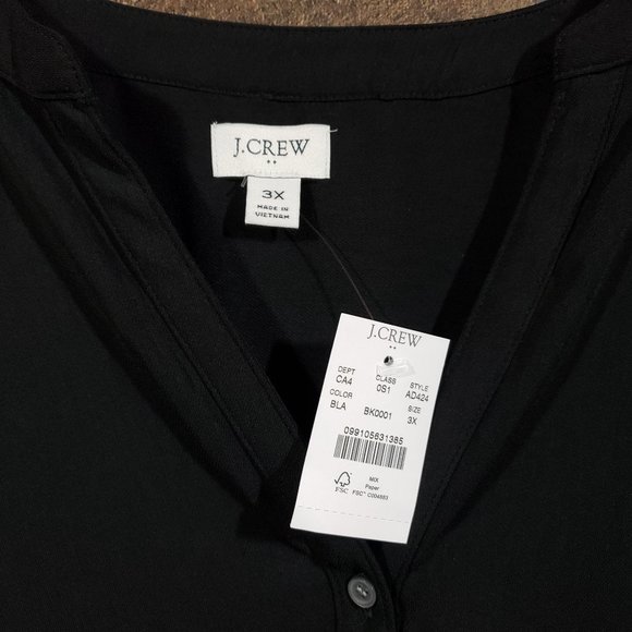 J. Crew factory NWT cuffed camp shirt jumpsuit - Picture 5 of 11